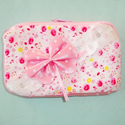 Cute Coin Change Purse Bag Wallet with Bow Lace Flowers  