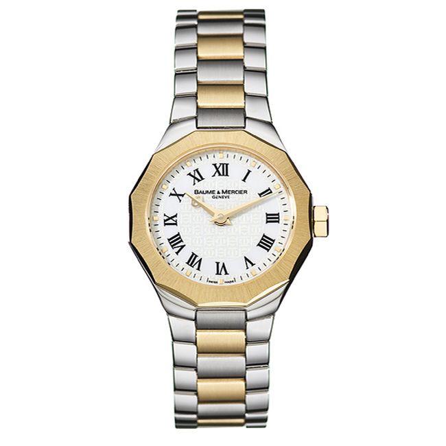   NEW BAUME & MERCIER RIVIERA 8524 MINI 18K GOLD LADIES WATCH  