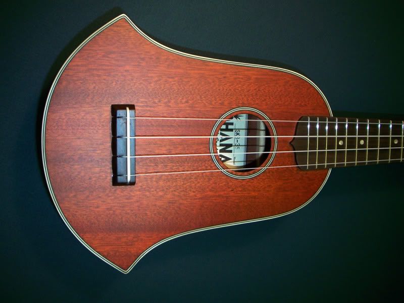 OHANA SKB 35 Soprano Bell Shaped Solid Mahogany Ukulele  