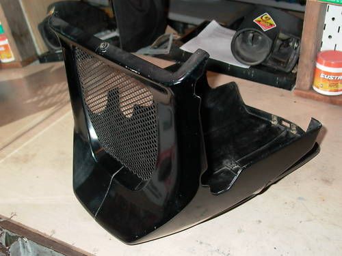 BMW K75, K75S, K75C Black Belly Pan/Engine Spoiler  