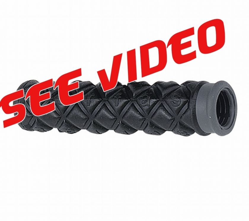 Bicycle Handlebar Grips Black CONNECTORS Standard and Twist Shift Bike 