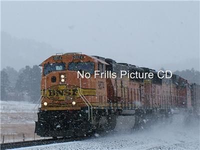 No Frills Picture CD Screensaver BNSF Railroad  