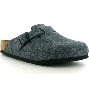 Birkenstock Shoes Boston Grey Felt Unisex UK 4   13  