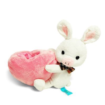 PIG BUNNY Rabbit phone holder plush youre beautiful  