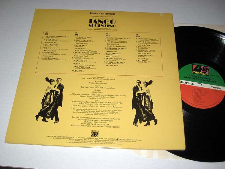 ORIGINAL CAST Tango Argentino ATLANTIC DIGITAL NM 2LP  