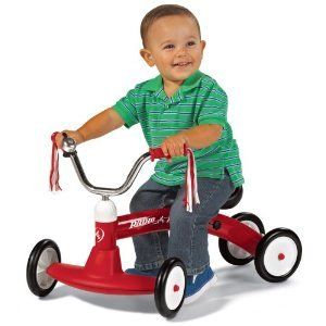 Radio Flyer toddler child Scoot About 4 Wheels Scooter  