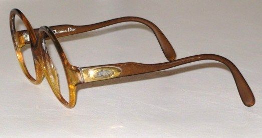 VINTAGE CHRISTIAN DIOR EYEGLASS FRAMES OPTYL 1970s  