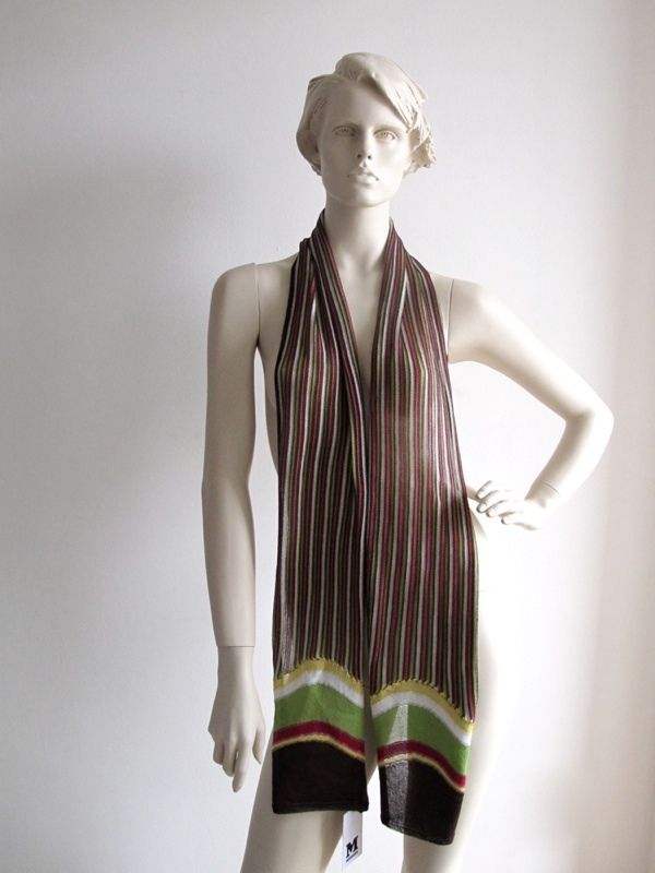 missoni classic scarf classic mix of missoni signature lines and