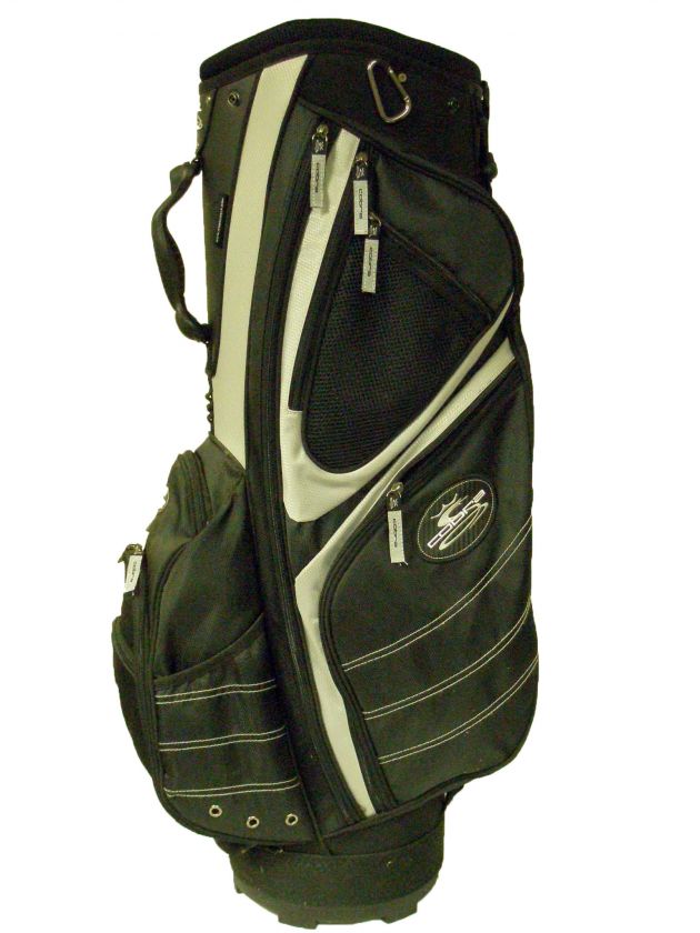 King Cobra Cart Bag Black/Silver 9.5 5 way top Golf  