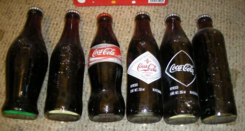   1899 Rare Vintage Full Mexican Coke Coca Cola Glass Bottle #2  