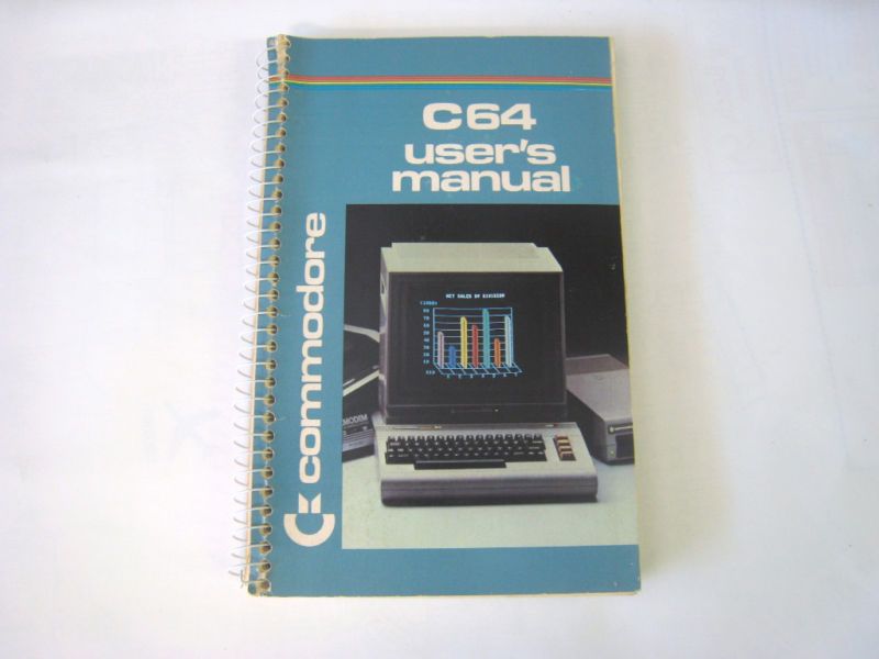 C64 User’s Manual Commodore 64 vintage Book 1984  