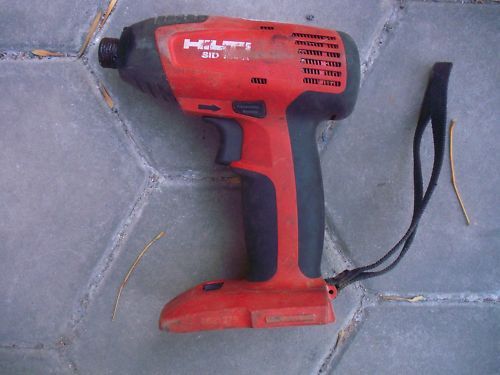 Hilti SID 144 A 14.4V CORDLESS 1/4 HEX IMPACT DRIVER  