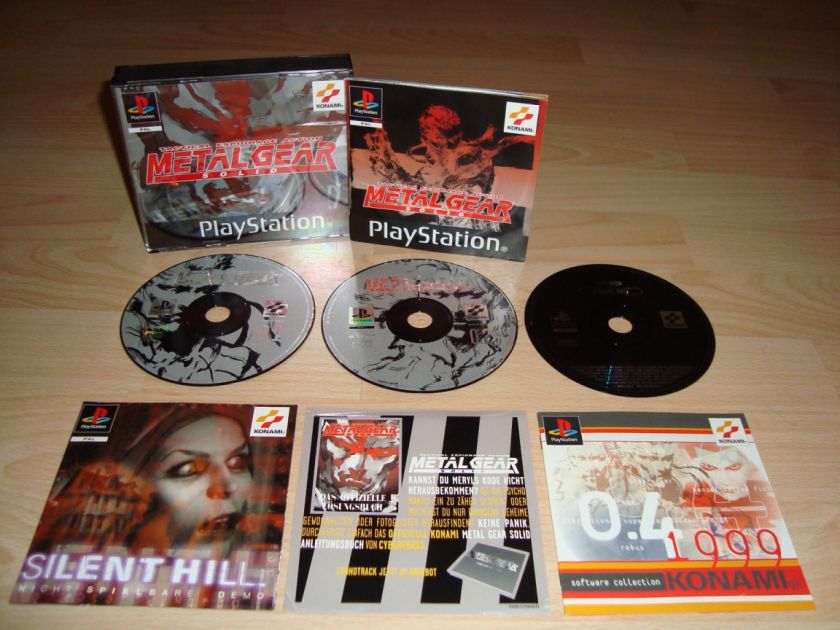 Metal Gear Solid Original Playstation PS1 PAL COMPLETE  