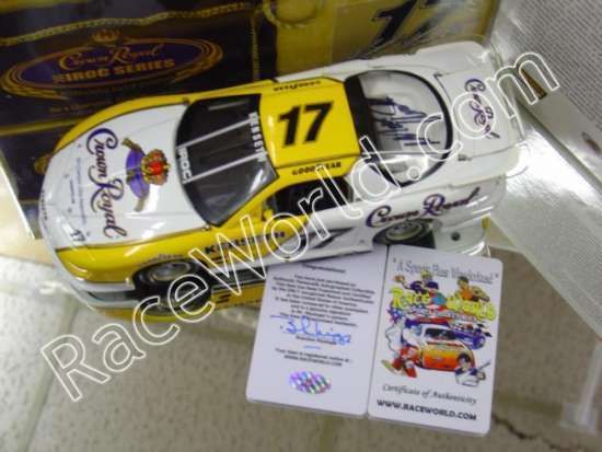 Matt Kenseth 1/24 Crown Royal IROC Autographed Signed  