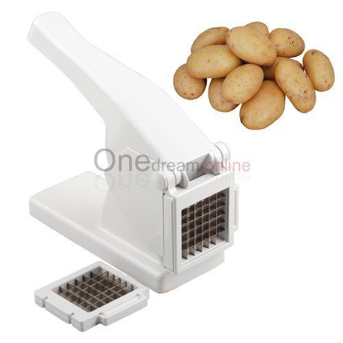 French Fry Cutter Fruit Vegetable Slicer Potato Chip Chopper Maker 