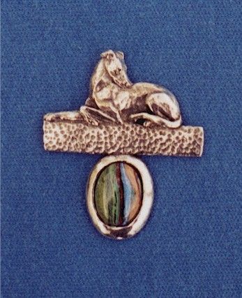 Whippet Greyhound pin #13G stone Coursing Dog Jewelry  