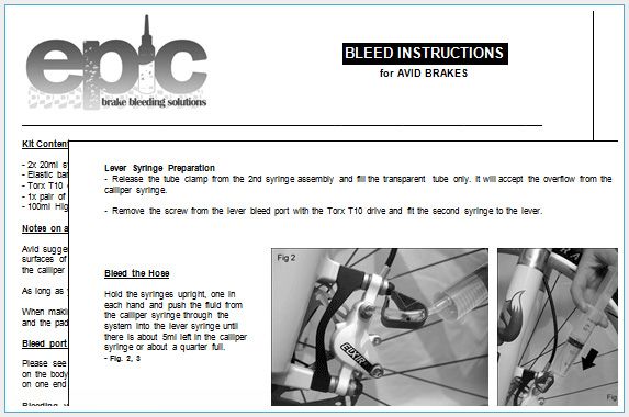   Juicy 3,4,5,7, Elixir 5, R, CR & Code Bleed Kit & DOT 5.1 Fluid  