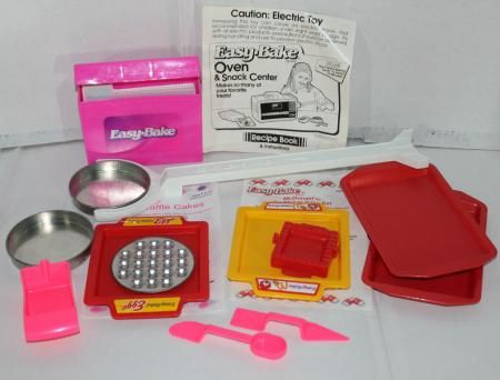 Easy Bake Oven ACCESSORY Lot EGGOS WAFFLE CAKES McDonalds Pie Maker 