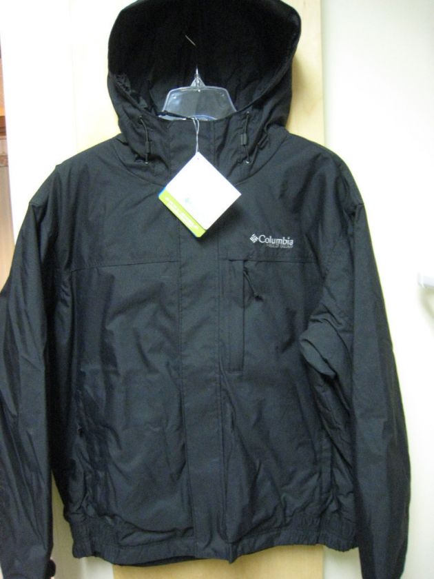 MENS COLUMBIA FIELD GEAR, OMNI SHIELD JACKET BLACK X L  