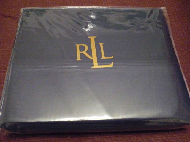 RALPH LAUREN Addison Peacoat Navy FULL flat sheet NIP  