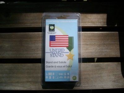   Cartridge Stand and Salute Perfect for making Veterens day cards