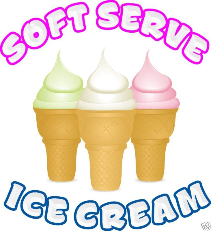 Ice Cream Decal 14 Concession Trailer Truck Food Sign  