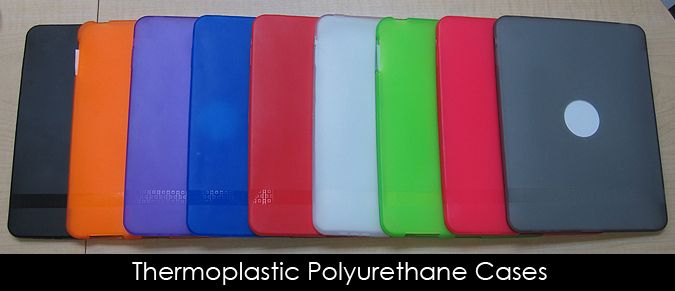   TPU Silicone Rubber Skin Case & Screen Protector for Apple iPad  