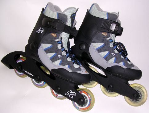 K2 ASCENT Inline Skates Black/Grey   Womens 5   NIB  