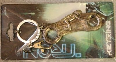 Tron Legacy Set of 3 Keychains & Lanyard NIP w/Display Helmet Cycle 