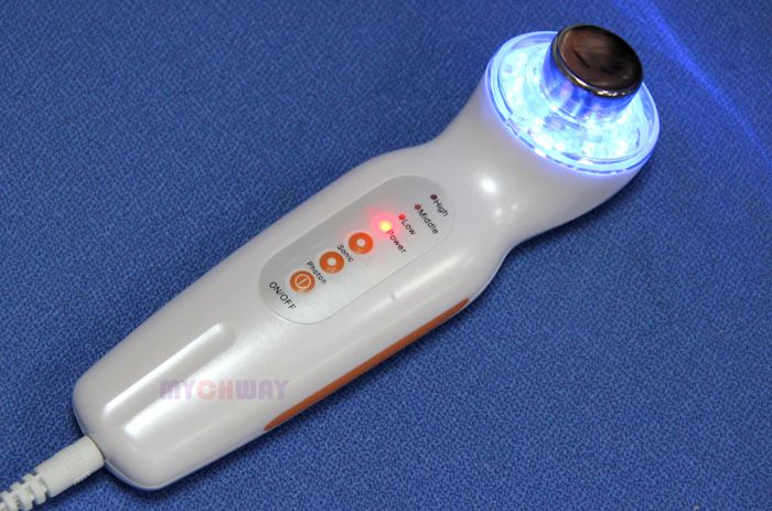   MHz Ultrasonic Waves Skin Facial Care Machine Beauty Massager  