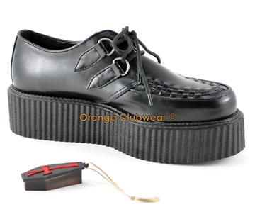 DEMONIA V CREEPER 502 Womens Goth Punk Vegan Platform Creepers Gothic 