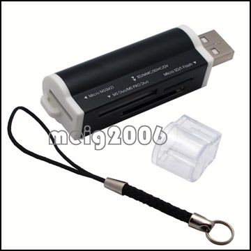   Multi Memory Card Reader for Micro SD SDHC MS TF SD M2 MMC 662B  