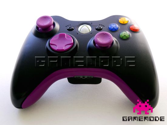 Xbox 360 Controller Purple Thumbsticks + MOD KIT  