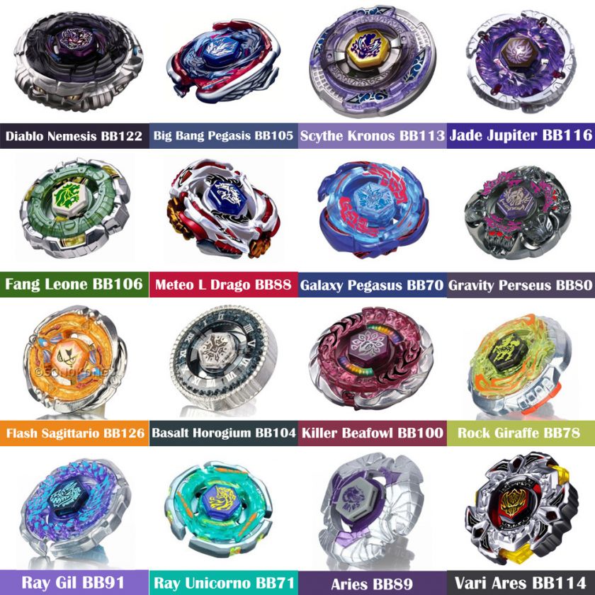BeyBlade Metal Fusion Fight Masters Rare 4D with Launcher Genuine 