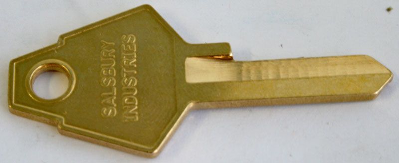 Salsbury Mailbox Key Blank 1599/XL7 Used on nest boxes  