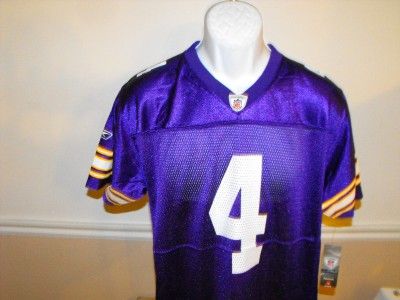 NEW #4 Favre Vikings YOUTH XLarge XL 18 20 Jersey *TJ  