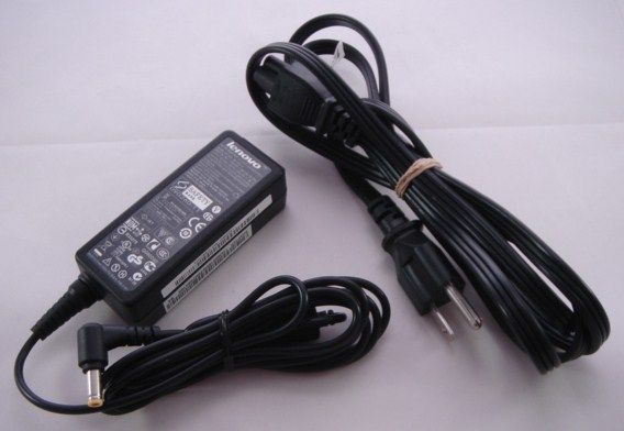 Genuine Lenovo PA 1400 12 AC Adapter with3 Prong Power Cable 