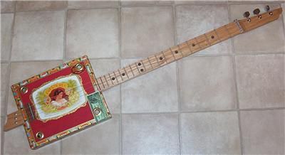 String Cuesta Rey Cigar Box Guitar #420 (acoustic/electric)  