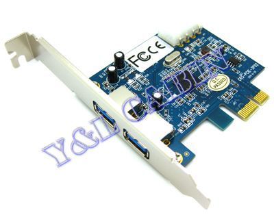 Port USB 3.0 HUB to PCI E Express Card Adapter NEC  