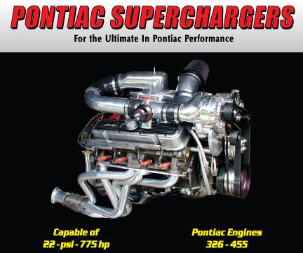 PAXTON NOVI SUPERCHARGER KIT PONTIAC FIREBIRD GTO TRANS  