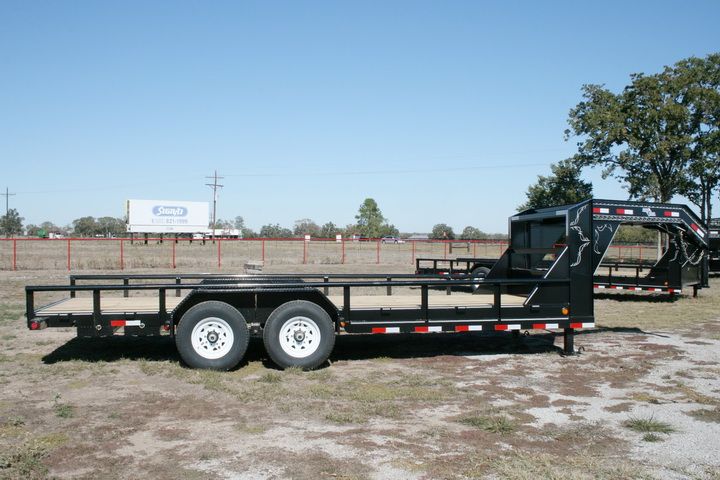 New 20 x 83 Gooseneck Equipment Lowboy Trailer with 7K Axles  