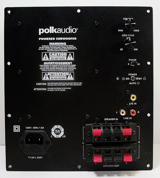 Polk Audio PSW111 150 W Subwoofer Back Plate Amplifier  