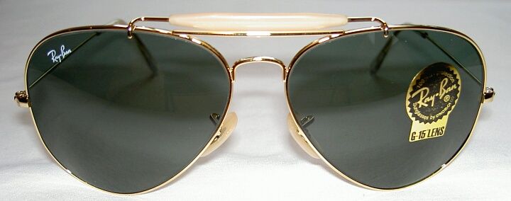 New RAY BAN Sunglasses AVIATOR Gold OUTDOORSMAN II RB 3029 L2112 G 15 