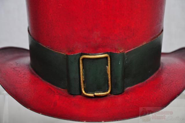 Collectable Red Iron Top Hat  