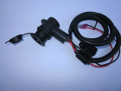 Motorcycle Marine 12 volt Accessory Lighter Power Outlet Socket 