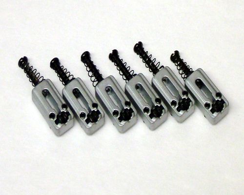 Strat/ Tele Roller Bridge/ Tremolo Saddles , Chrome  