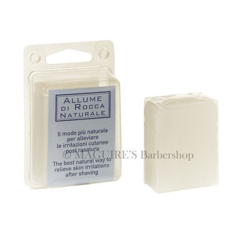 NATURAL ALUM STONE SHAVING BLOCK  100g   ASTRINGENT  