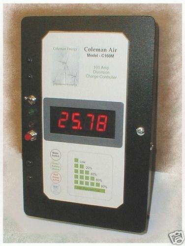 12v/24v Wind/Solar Diversion Charge Controller w/Meter  