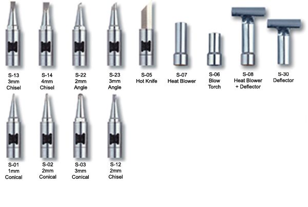 SOLDERPRO 50 70 PORTABLE GAS SOLDERING IRON TIPS  