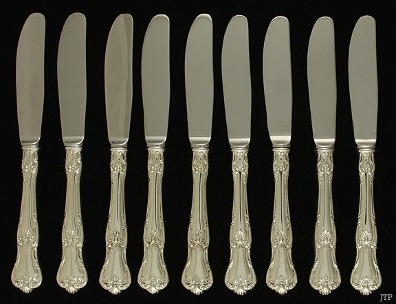 LUNT MEMORY LANE STERLING SILVER BUTTER SPREADERS  